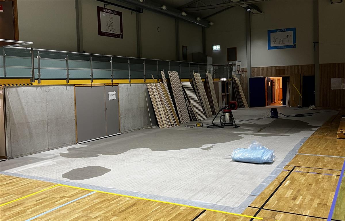 Innvendig bilde fra Vålehallen - Klikk for stort bilde