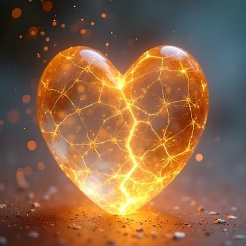 Et hjerte som er i ferd med å briste - Klikk for stort bilde